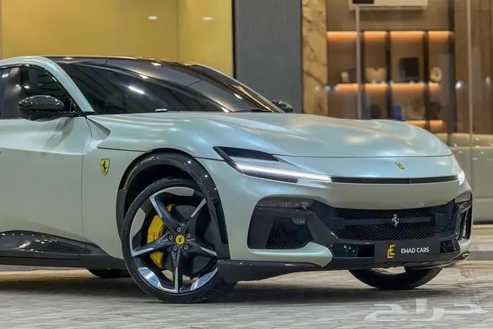 فيراري بورسانجوي V12 SUV 2024 ابيض سعودي تحت الضمان 1
