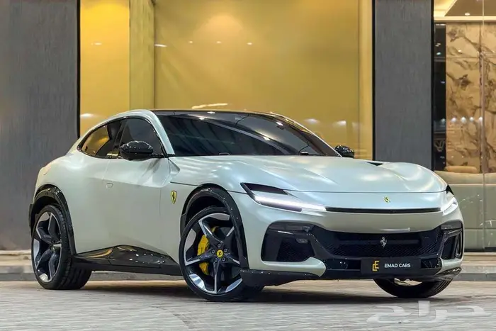 فيراري بورسانجوي V12 SUV 2024 ابيض سعودي تحت الضمان 0