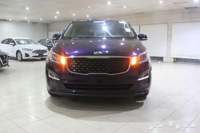 كيا كارنيفال 2020 ازرق بطاقة جمركية 7