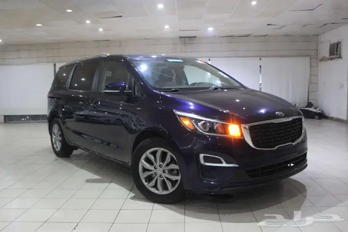 كيا كارنيفال 2020 ازرق بطاقة جمركية 19