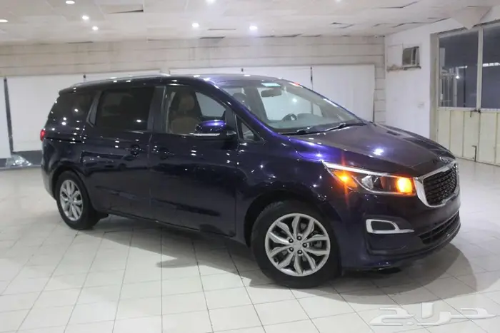 كيا كارنيفال 2020 ازرق بطاقة جمركية 15