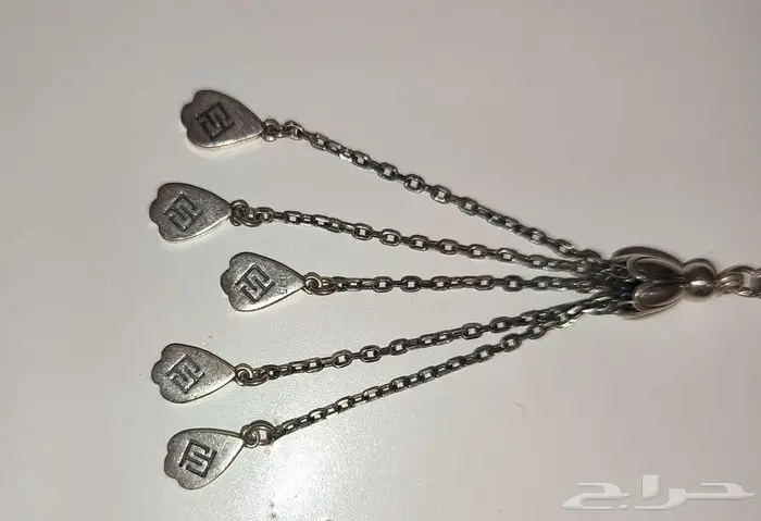 سبحة 33 اكوامارين طبيعي بيلية وفضه عيار 925 12