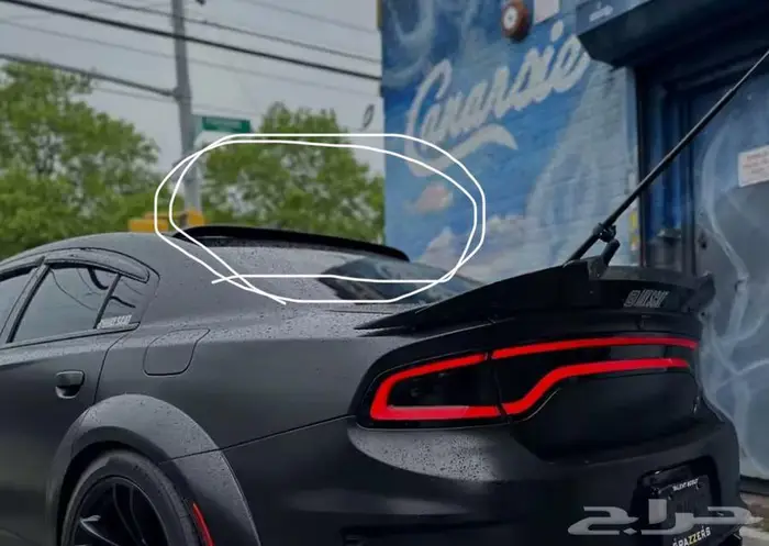 طقم مخارج تشارجر و جناح جامة خلفية و شمعات ا 2