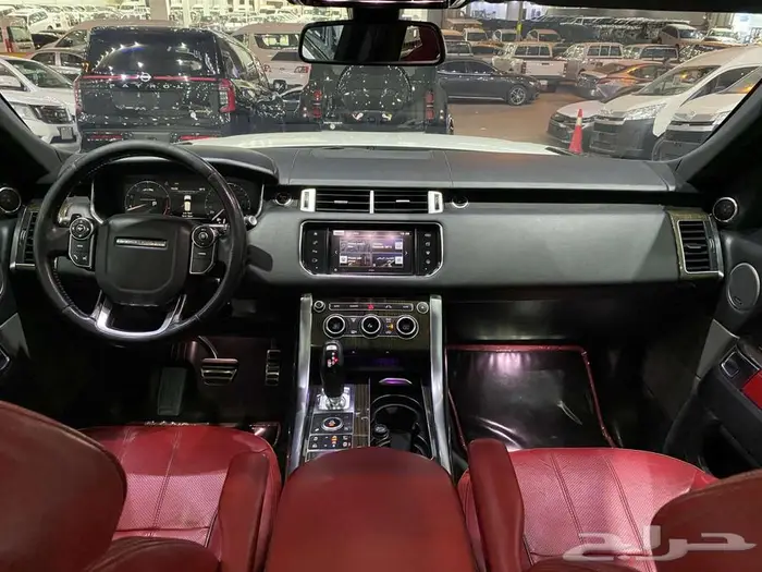 رينج روفر 2016 ابيض سبورت سوبر تشارجد ماشيه 314000كم 24