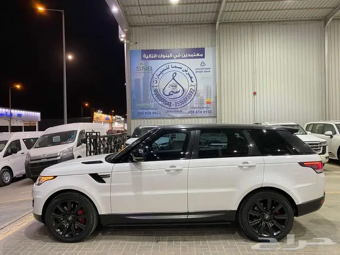 رينج روفر 2016 ابيض سبورت سوبر تشارجد ماشيه 314000كم 42