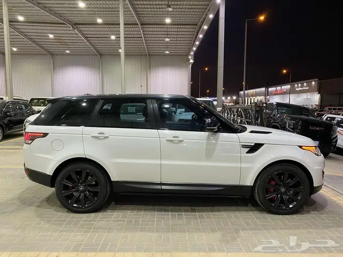 رينج روفر 2016 ابيض سبورت سوبر تشارجد ماشيه 314000كم 35