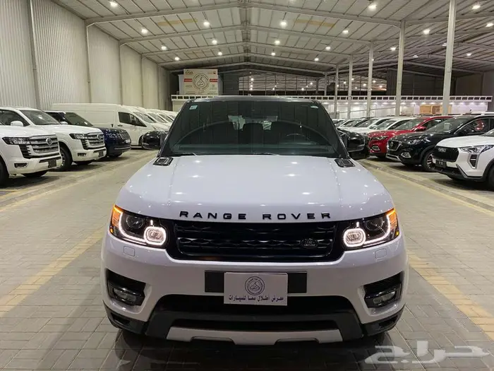 رينج روفر 2016 ابيض سبورت سوبر تشارجد ماشيه 314000كم 0