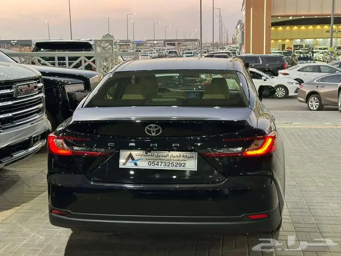 كامري E استاندر خليجي 2025 صادر لوحات 5