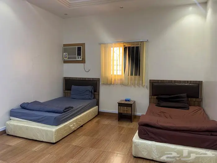 غرفه نوم وصاله وحمام وركن المطبخ 2