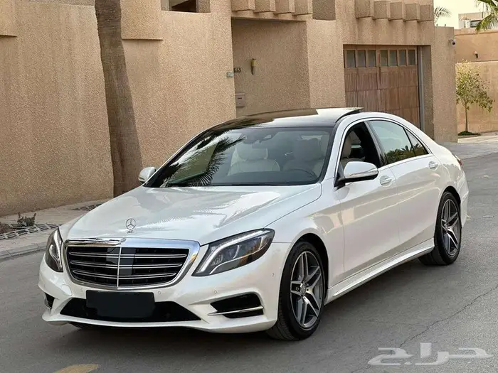 مرسيدس S400 لؤلؤي 2015 ماشي 95 ألف كت AMG بدي وكالة 32