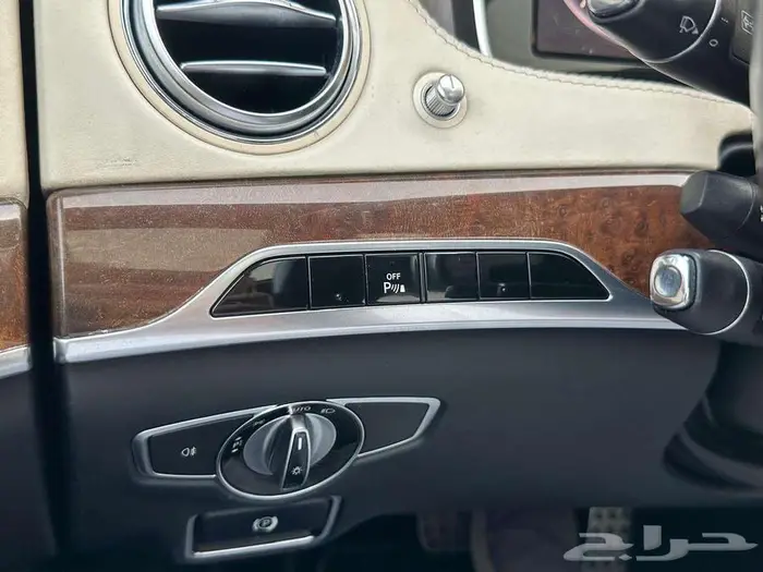 مرسيدس S400 لؤلؤي 2015 ماشي 95 ألف كت AMG بدي وكالة 67