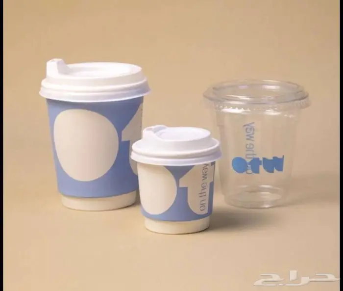 مطبعة طباعة اكواب ورقية بتصميمك 3