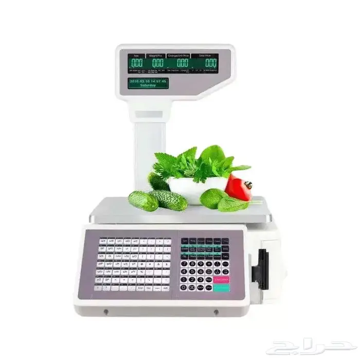 عرووض ميزان باركود الكتروني لمحلات الخضار والفواكهة والعطاره 0
