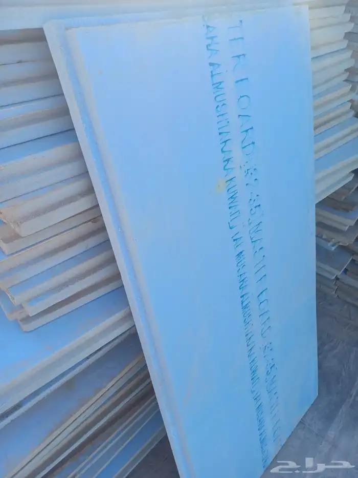 عزل حراري فلين مستعمل بحاله الجديد كثافه 45 سمك 5 سم 1