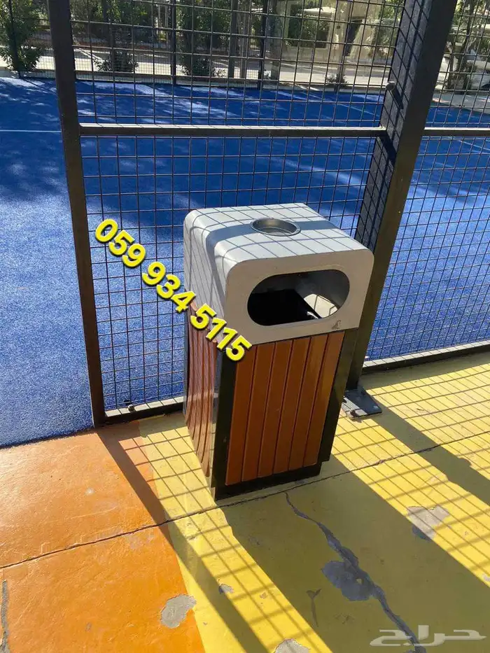 سلة نفايات داخل وخارج الأماكن ديكورية سعة كبيرة جودة عالية 0