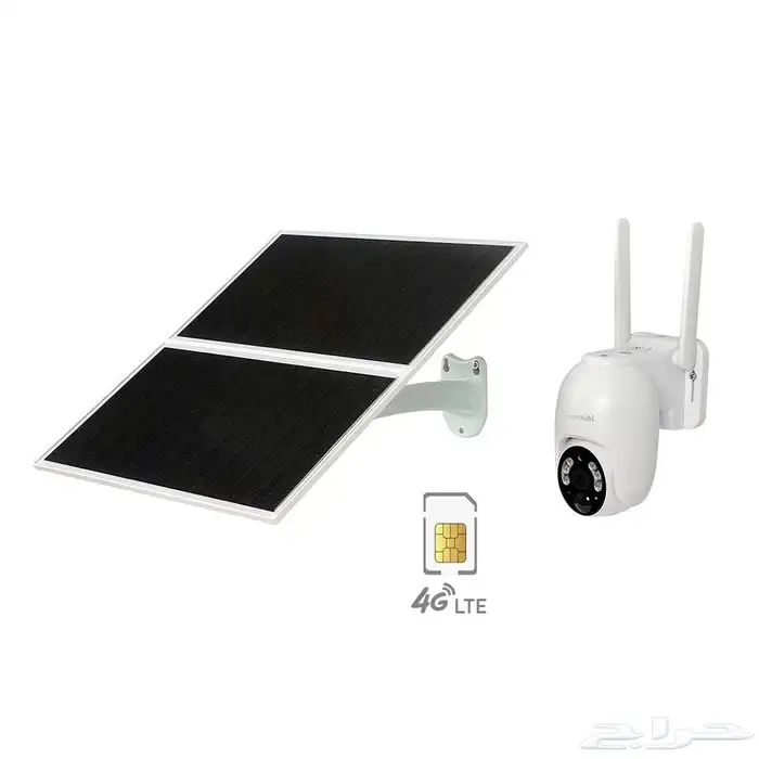 كاميرا مراقبة بشريحة بيانات 4G - تعمل بالطاقة الشمسية 0