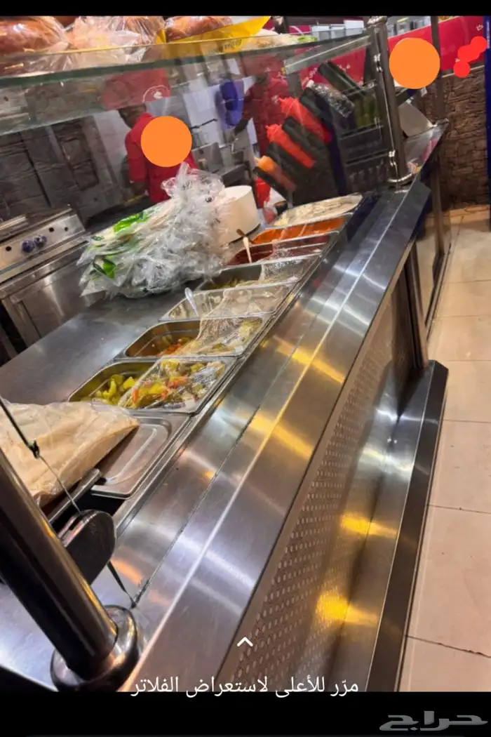 ثلاجة عرض عطلانة وطاولة استيل للبيع 0