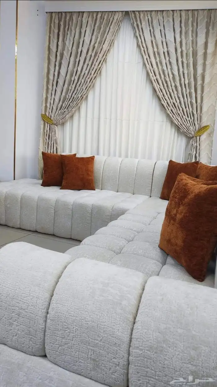 كنب مجلس مساند تفصيل وا تنجيد ستائر ويفي امريكي... 9