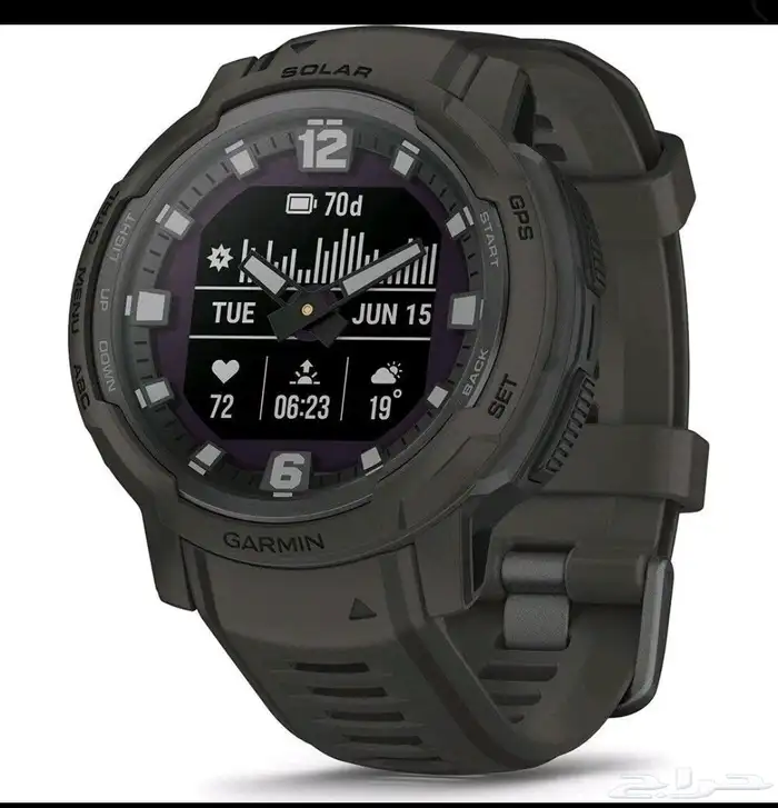 ساعة جارمن انستنكت كروس اوفر garmin instinct crossover solar 0