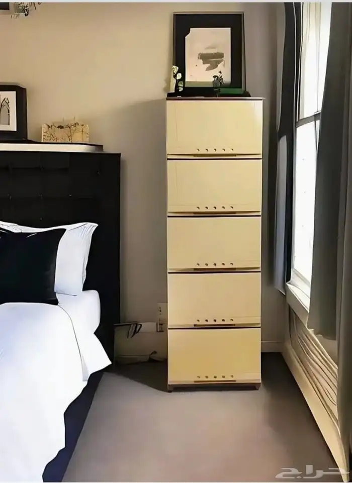 وحدة تخزين 5 أدراج بلاستيك قابل للفك والتركيب شكل جميل 0