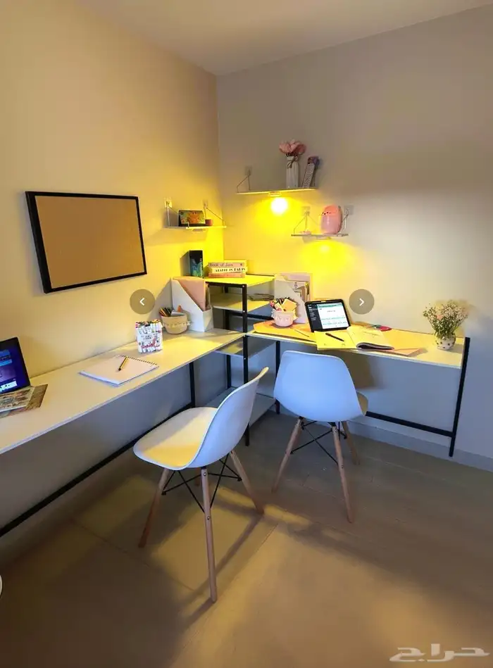 مكتب شكل حرف ال L 2