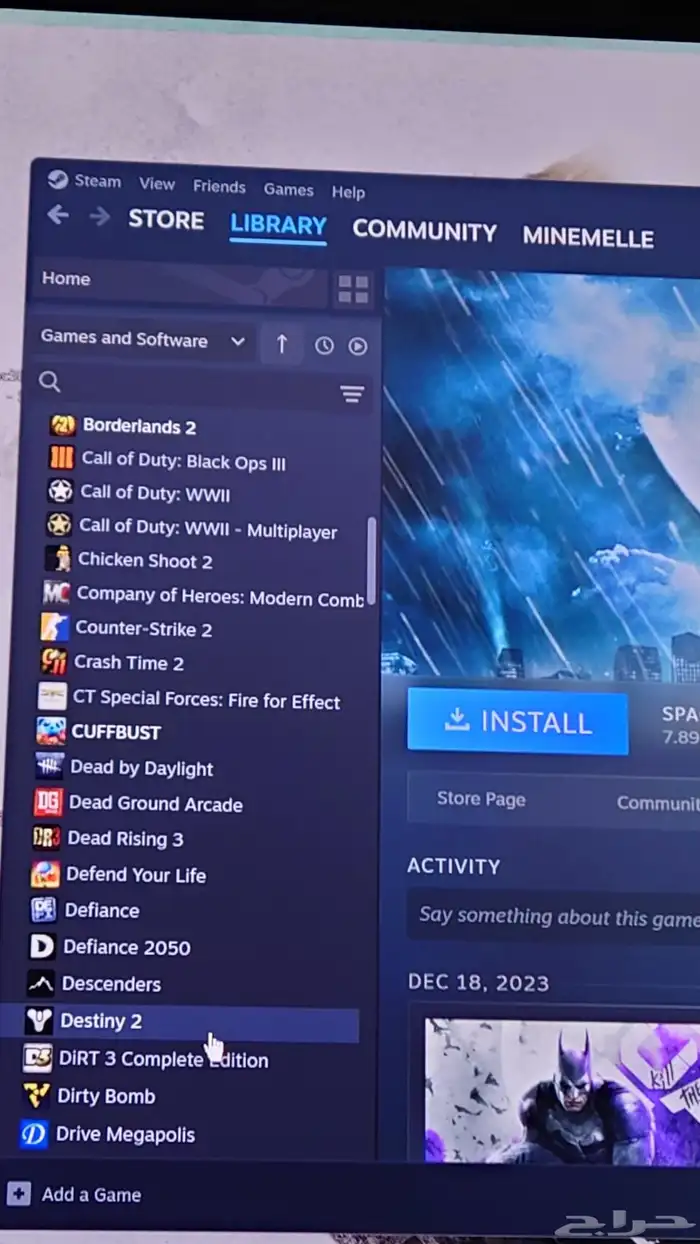للبيع حساب روكيت ليق ستيم والعاب اخرى 6