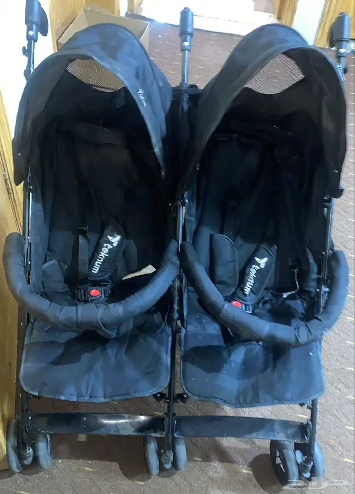 عربية اطفال تؤام نظيفه استعمال خفيف 0