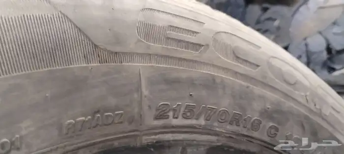 كفرات برجستون وكاله اتش ون 215 70 16 تاريخ 24 5