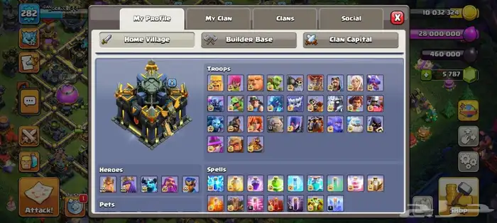 ألعاب  قرية في كلاش اوف كلانس ماكس بالكامل 6