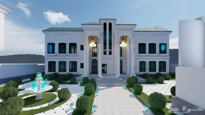 تصميم واجهات نيوكلاسيك 2