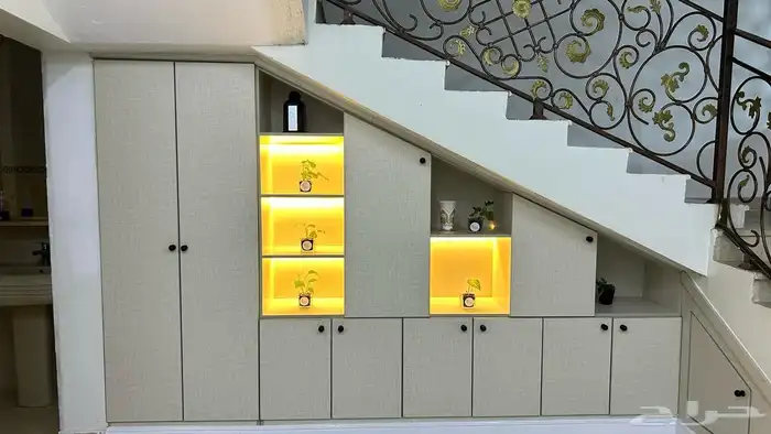 اعمال نجارة  كوفي كورنر-دولاب تحت الدرج 0