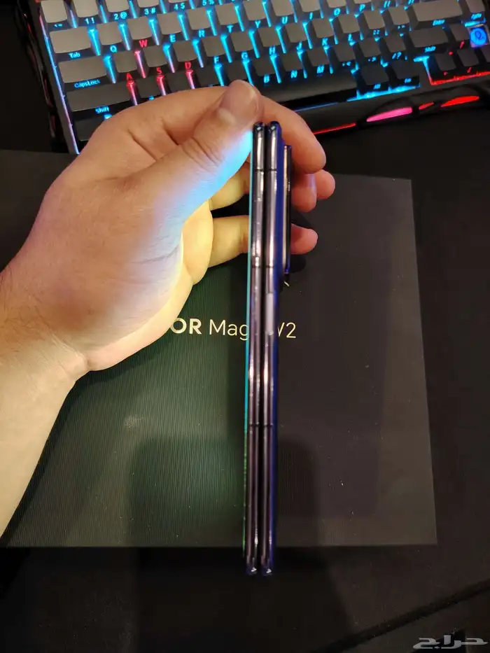 جهاز هونور ماجيك v2 لون بنفسجي 512GB 6
