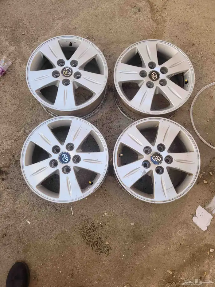 جنوط كامري كروم الأصلي وكاله مقاس 15 موديل 2005 2