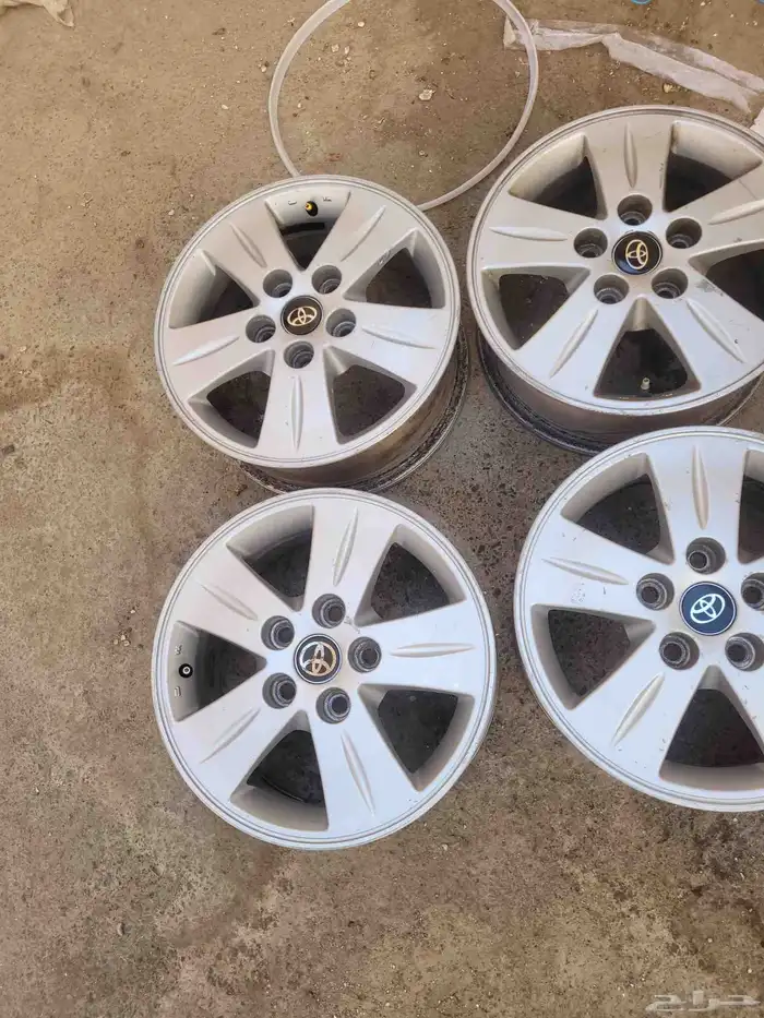 جنوط كامري كروم الأصلي وكاله مقاس 15 موديل 2005 1