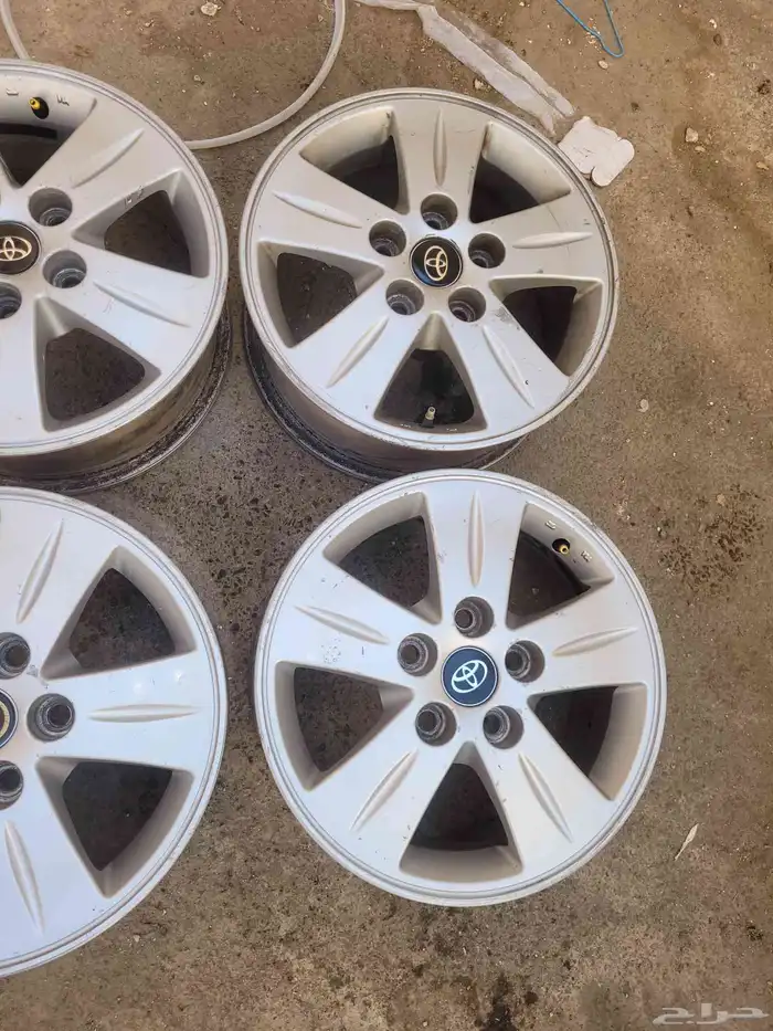 جنوط كامري كروم الأصلي وكاله مقاس 15 موديل 2005 5