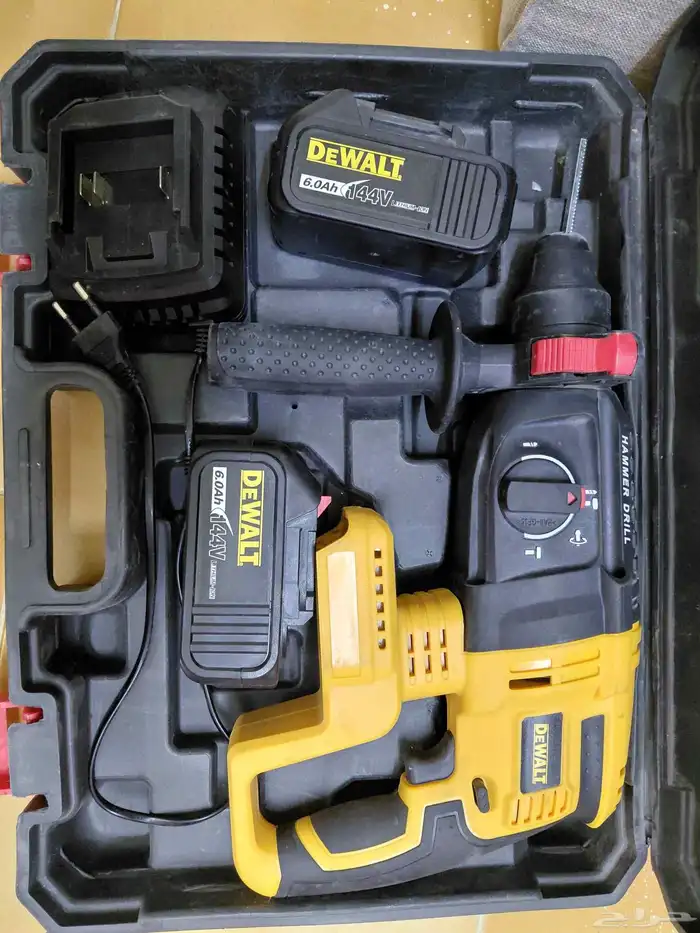 دريل تكسير تخريم النوع دويلت صيني مع شاحن ثنتين بطاريات 144 1