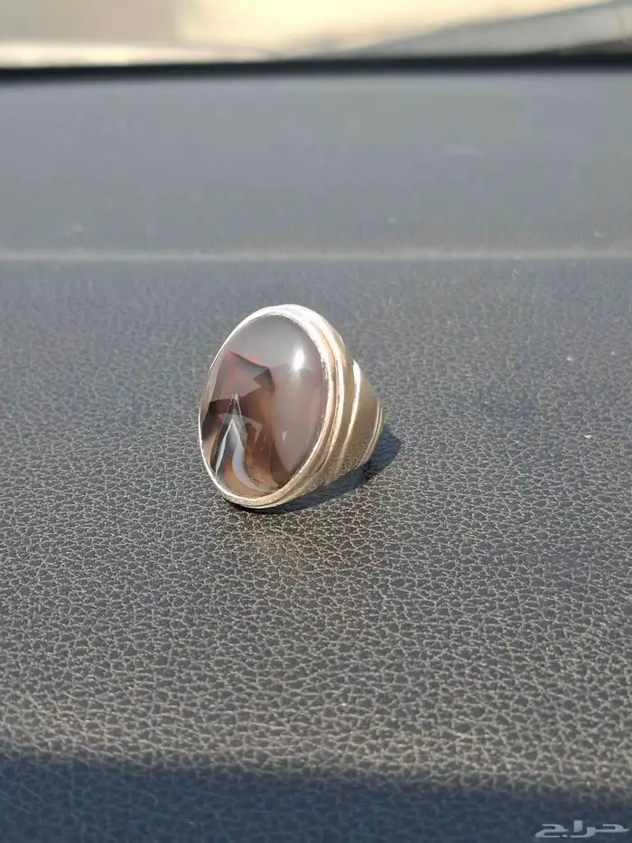 خواتم عقيق يمني فضه مميزه 5