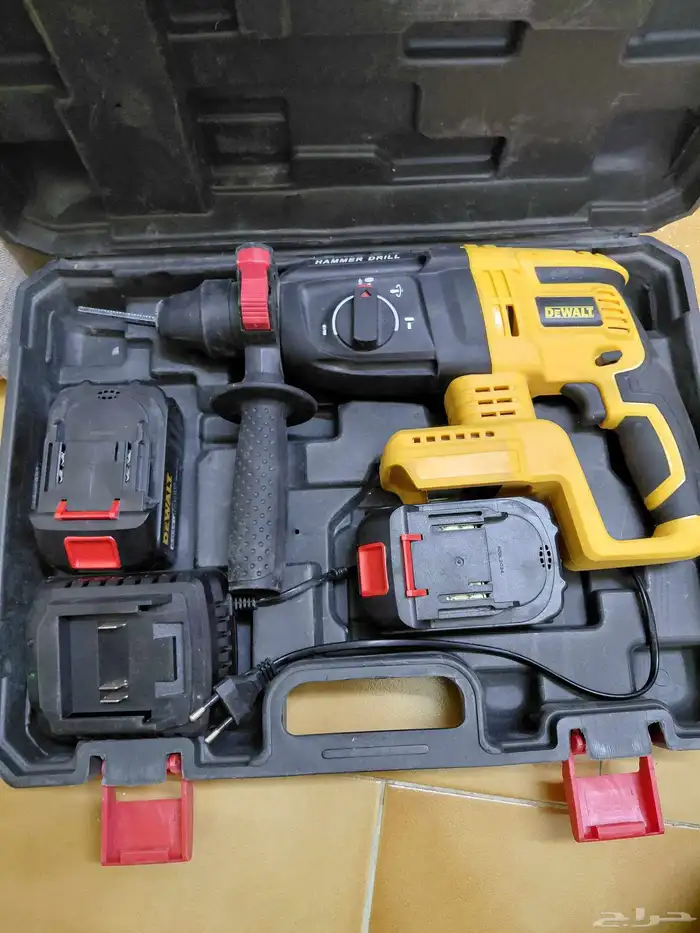 دريل تكسير تخريم النوع دويلت صيني مع شاحن ثنتين بطاريات 144 2