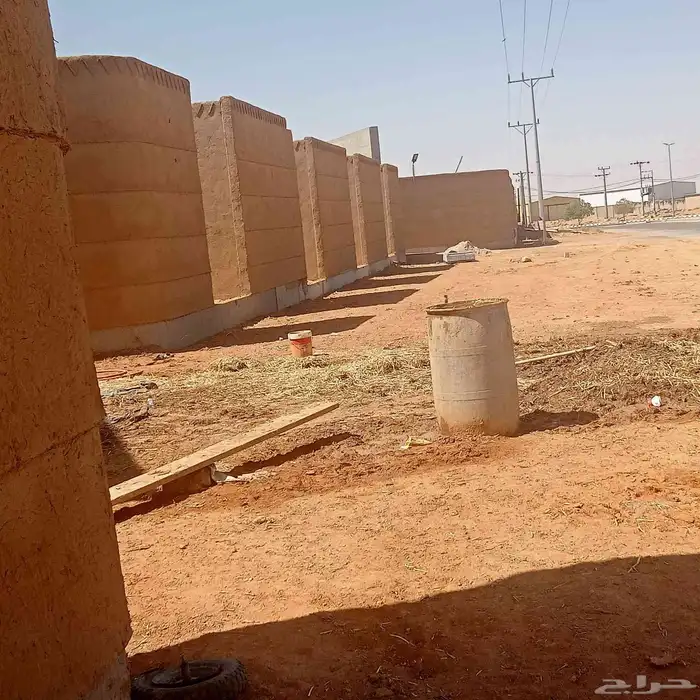 اعمال تراث بنا با الطين وشغل الحجر الطبيعي 3