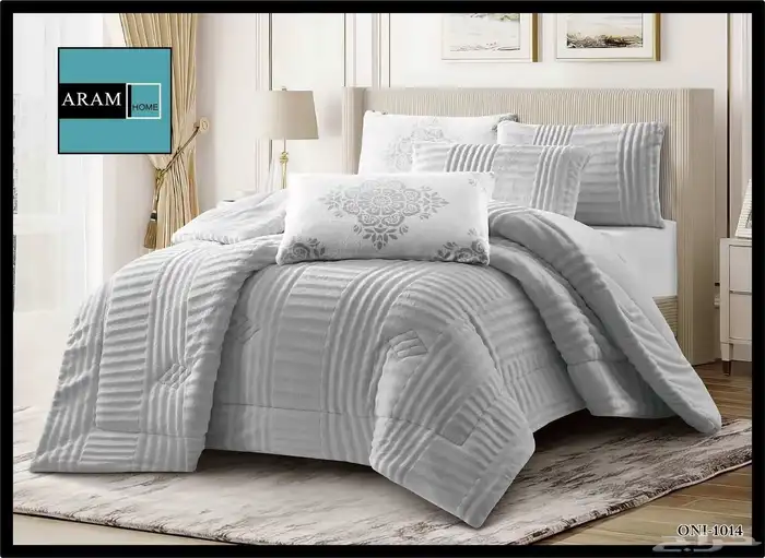 لحاف نفرين مخمل فرو 6 قطعة شتوي 0