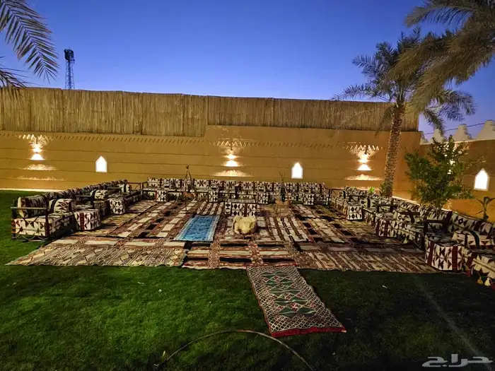 تاجير كراسي وطاولات وجلسات شعبيه جلسات مغربي 4