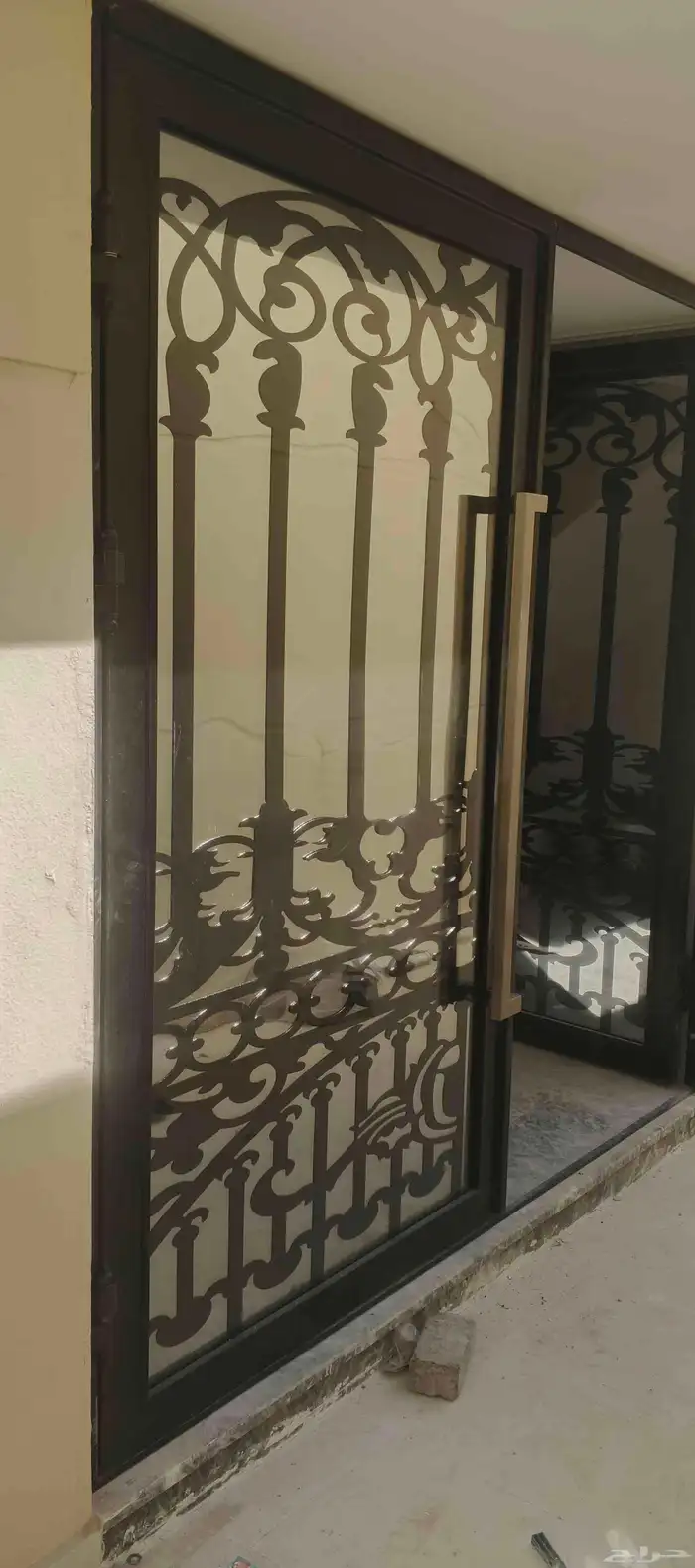 حداد ابوب شبكيك حديد ديكور زيجاج سكريت ابوب 2