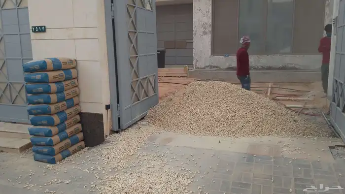 مبسط مواد بناء رمل سمنت بلك غرا دفان زيرو بحص بندوره زيرو 1