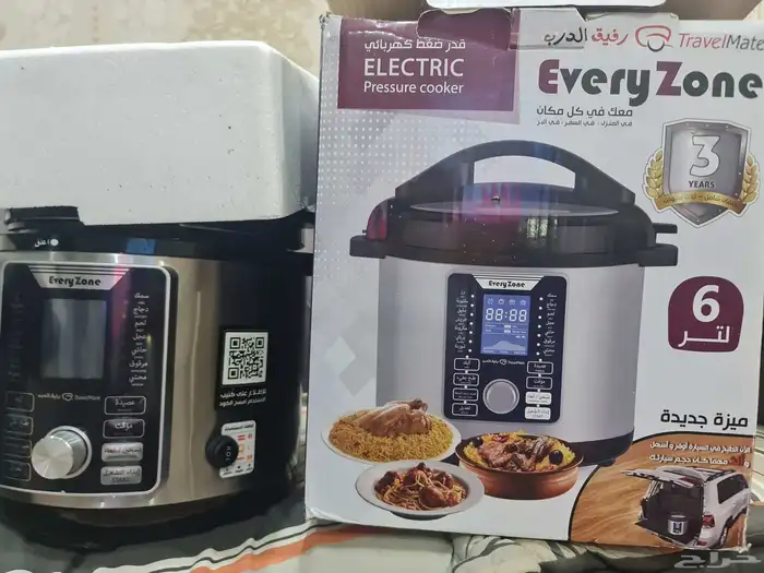 قدر ضغط كهربائي 6 لتر من شركة رفيق الدرب 7