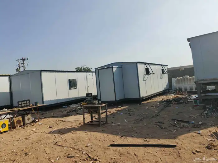 بركسات كرفانات مكاتب ورشة امواج الخليج لتصنيع البيوت الجاهزه 0