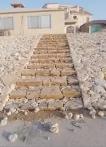 اعمال تراث بنا با الطين وشغل الحجر الطبيعي 4