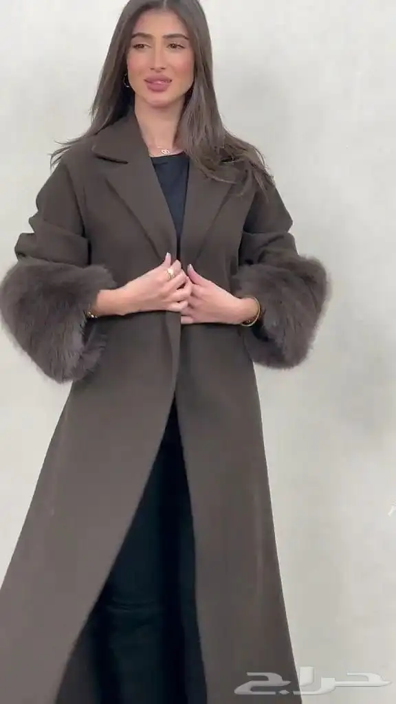 عباية شتويه نسائية مناسبة لاجواء الشتاء 4