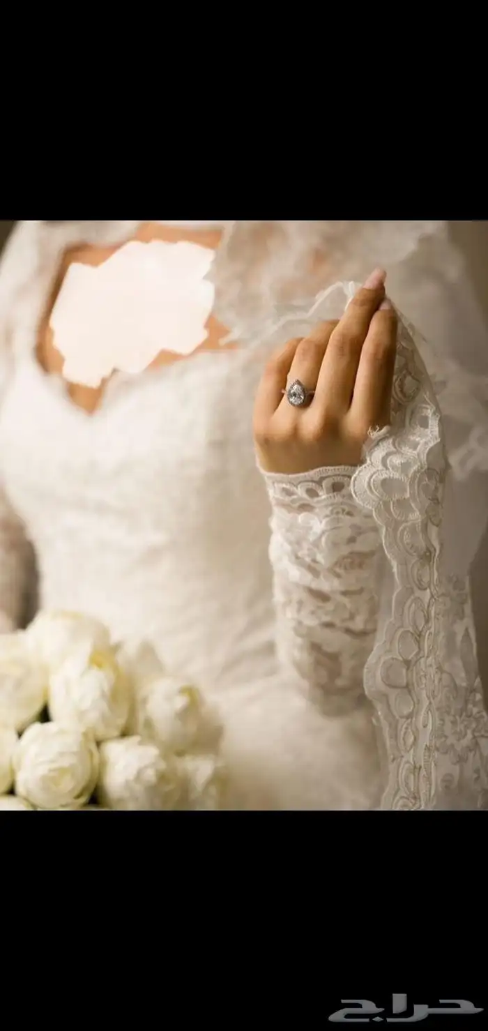 فستان عروس دانتيل جيبون طرحه كعب 0