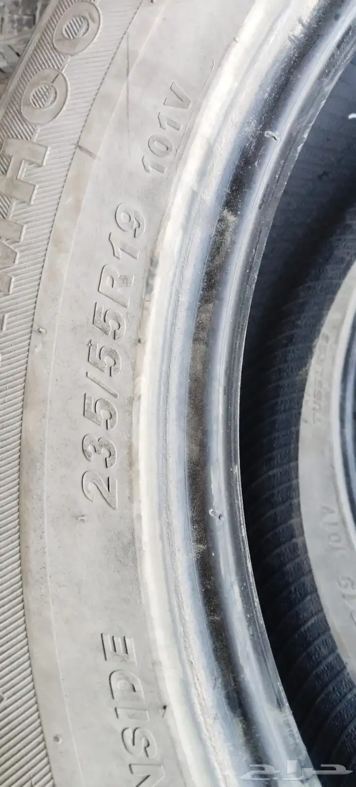 كفرات سنتافي 235 55 19 نضيف كرت اخت الجديده 2