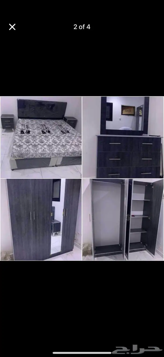 New brand wood bed sets available cash on delivery 6